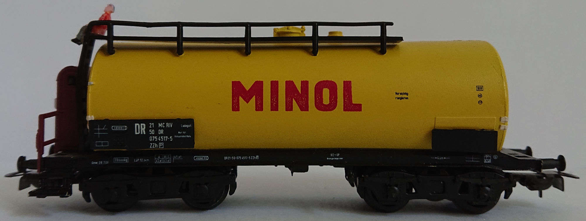 PIKO 4 achsiger Kesselwagen Z 51 (Minol) Deutsche Reichsbahn&nbsp;&nbsp;