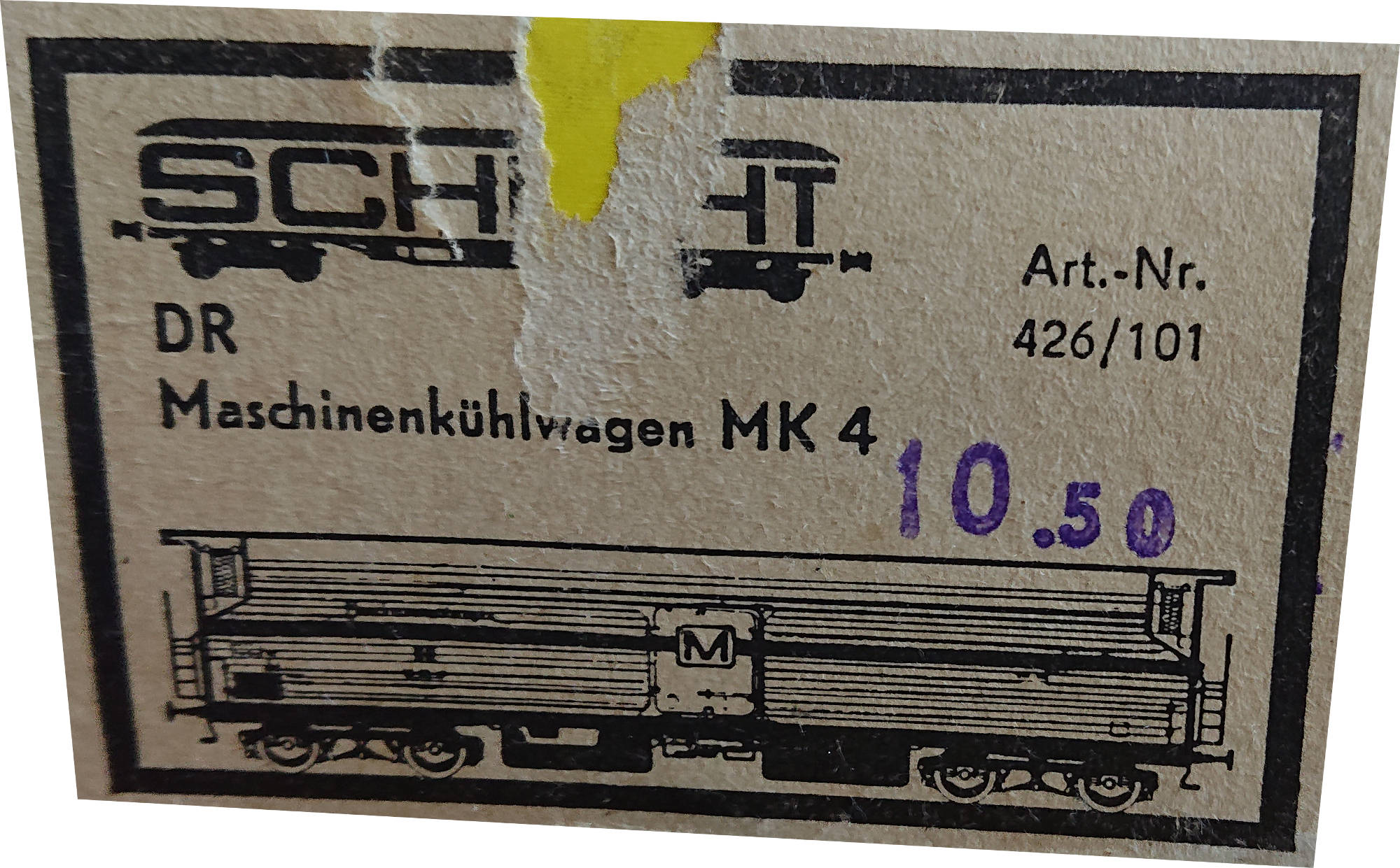 SCHICHT Maschinenk&uuml;hlwagen M4 4achsig Deutsche Reichsbahn&nbsp;&nbsp;