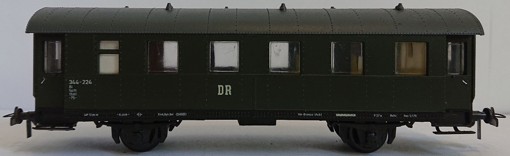 PIKO Personenwagen 344-224 Deutsche Reichsbahn Bi&nbsp;&nbsp;