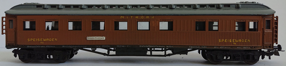 PREFO Speisewagen Bauart Pullmann C4Pr12 Deutsche Reichsbahn&nbsp;&nbsp;